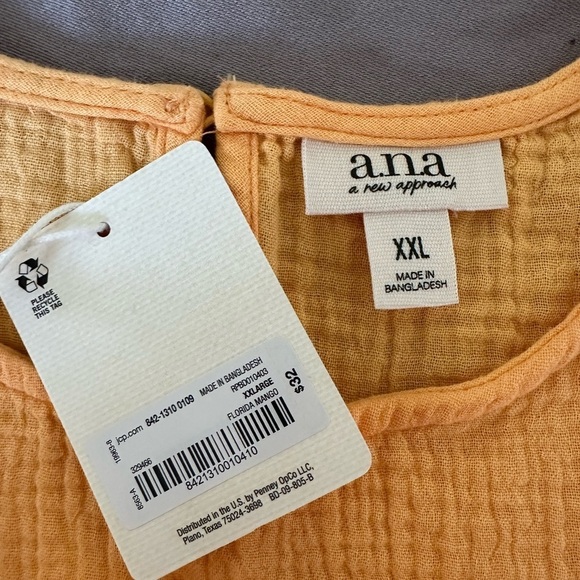 NWT a.n.a tank, Size XXL - Picture 5 of 5